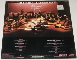 Richard Clayderman Concerto 2 Royal Phil Part SEALED LP
