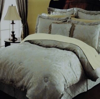 Raymond Waites Lynwood 7 Piece Queen Comforter Bed in A Bag Set