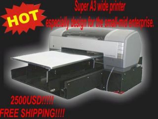 price T shirt printer light color shirt printing USD2500 