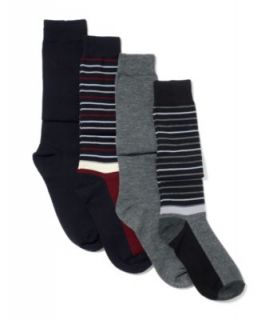 Charter Club Socks, Stripe and Solid Knee Highs 2 Pack