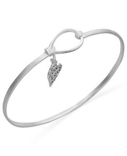 Sterling Silver Bracelet, Inspirational Love Bangle