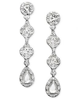 18 00 swarovski earrings silver tone crystal circle stud $ 75 00