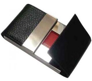 Leatherette Magnetic Business Credit ID Card Holder Case B53B