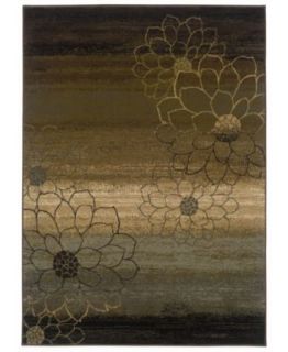 Sphinx Area Rug, Round Palermo 2874A Grey/Gold 78   Rugs