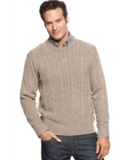 Izod Sweater, American Prep Cable Sweater   Mens Sweaters