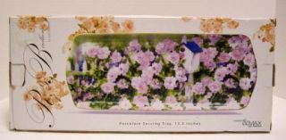 Madison & Max At Home Porcelain Serving Tray Judy Buswell Roses