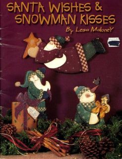 Painting Pattern Book Santa Wishes Snowman Kisses Lesa Maloney