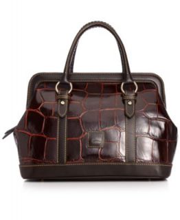 Dooney & Bourke Handbag, Croc Pocket Satchel