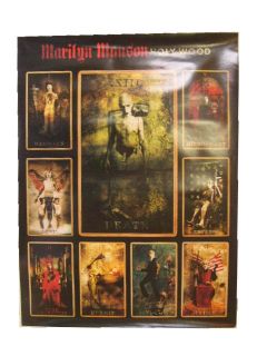 Marilyn Manson Poster Hollywood Tarot Cards