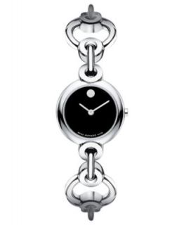 Movado Watch, Womens Swiss Stainless Steel Bracelet 23mm 0606260