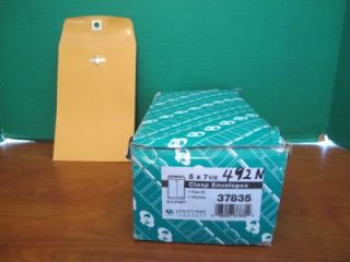 PRODUCTS 37835 CLASP ENVELOPES 35# MANILA 100 COUNT 5 X 7.5  $45