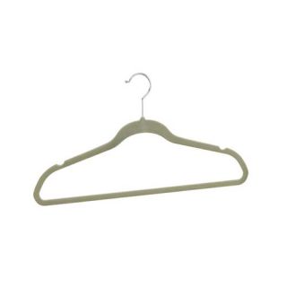 OIA Set of 20 Grey Velvet Shirt and Slack Hangers