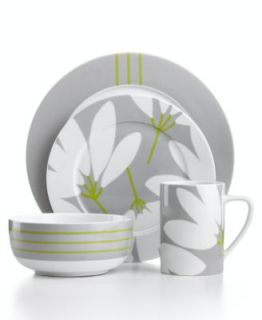 Echo Design Dinnerware, Fan Floral Collection   Casual Dinnerware
