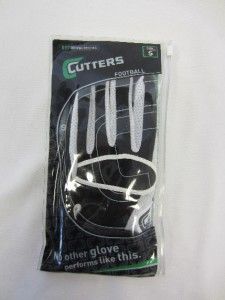 017 Original Receiver Youth Football Gloves Black Medium