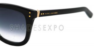 New Marc Jacobs Sunglasses MJ 384 s Black 807JJ MJ384 Auth