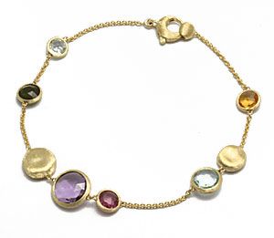 Marco Bicego  Jaipur  Yellow Gold with Natural Stones Bracelet