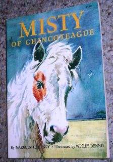 Misty of Chincoteague by Marguerite Henry Paperback 1973 Illustrated