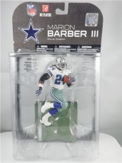 DALLAS COWBOYS WHITE JERSEY MARION BARBER III ROOKIE FIGURE