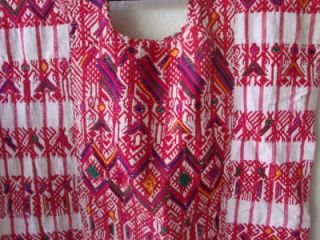 Guatemala Huipil Santa Maria de Jesus Dress Tunic Collectors Quality