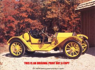 1911 Marion Bobcat Speedster RARE Classic Car Print