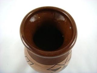 Signed Marion Selwyn Sioux Native American Pottery Vase