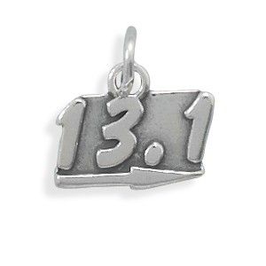 Sterling Silver Runners Track Marathon Sports Charms