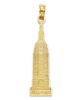 14k Gold Charm, Empire State Building Charm   Bracelets   Jewelry