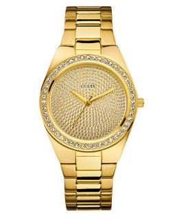 GUESS Watch, Womens Gold Tone Bracelet 39mm U11055L1   All Watches