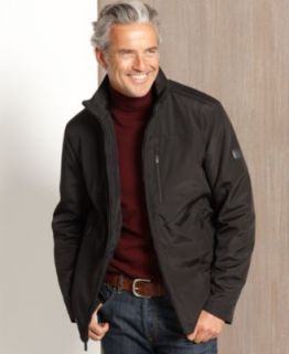 Tech by Tumi Jacket, Microtech Bonded Water Resistant Jacket   Mens