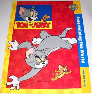 1999 Tom and Jerry Promo Warner Bros Licensing Sheet