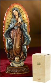 Our Lady of Guadalupe Statue Madonna Gift Boxed Avalon