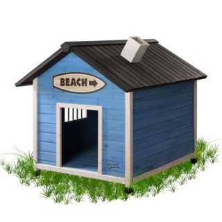 Pet Squeak Beach Dog House