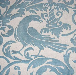 2Y Stunning Authentic Mariano FORTUNY Fabric Birds
