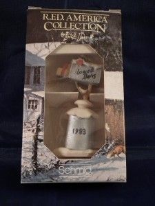 Lowell Davis Country Christmas Ornament 1st Annual 1983 in Original