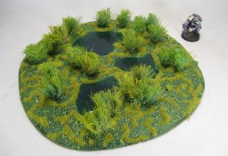Terrain for Wargames Marsh or Swamp with Small Pools