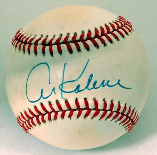 Al Kaline Single Signed Autographed Baseball PSA DNA