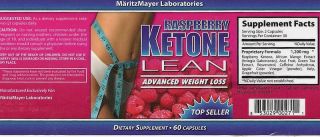 Raspberry Ketone Lean Weight Loss 60 Capsules Maritz Mayer Labs