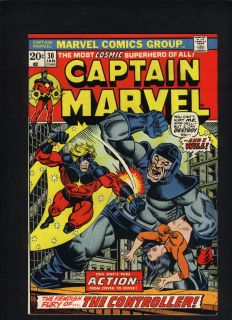 Captain Marvel 30 Thanos F VF 1973