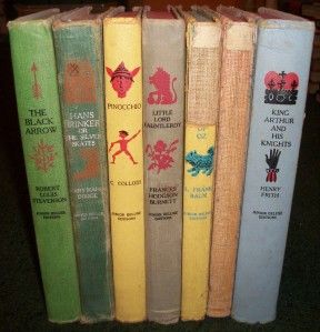 Set of 7 Junior Deluxe Editions Childrens Books 1950S