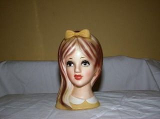 Vintage Napcoware 5 1 2 Teen Girl Head Vase