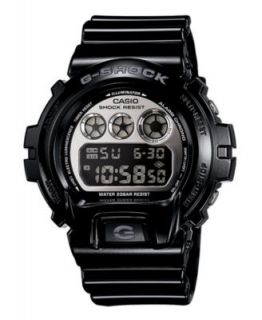 Shock Watch, Mens Digital Black Resin Bracelet 50x53mm DW6900HM 1