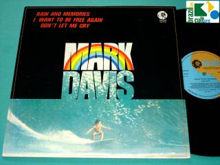 LP Mark Davis 1975 Folk Beat Pop Psych Near Mint Brazil