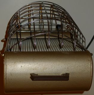 Markel Vintage Electric Space Heater Fan Machine Age Deco Style w