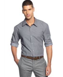 Calvin Klein Jeans Long Sleeve Shirt, Pinstripe   Mens Casual Shirts