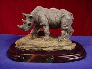 Dylan Scott Pierce ~ Rhinoceros ~ Statue ~ Figurine ~ 