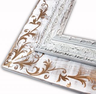 Frame Profile: Marseilles White Picture Frame Solid Wood