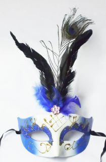 Peacock Feather Venetian Halloween Masquerade Party Ball Mask Choices