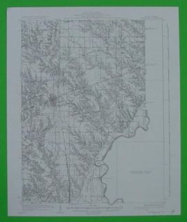 Marshall Illinois 1937 Topo Map