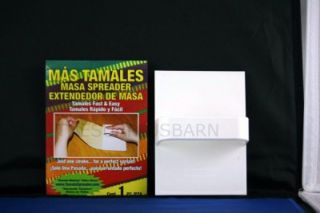 Mexican Tamale Corn Husk Masa Spreader Extendedor de Masa White