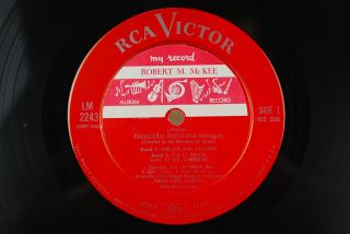 RCA Victor Mascagni Cavalleria Rusticana LP Thumbnail Image